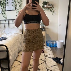 Nordstrom BP Cheetah Print Skirt